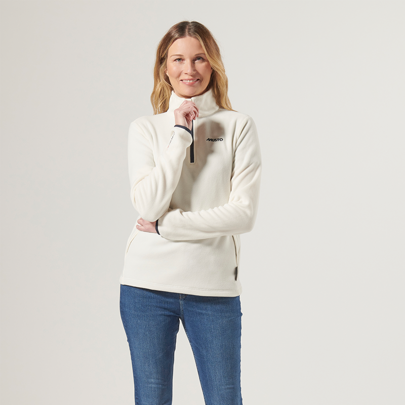 Musto Women's  Snug Fleece Antique Sail White - UK14-3